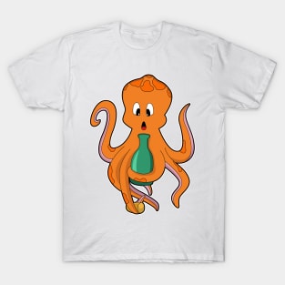 Octopus with Bottle T-Shirt